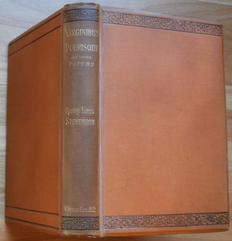 Item #13536 VIRGINIBUS PUERISQUE and Other Papers. Robert Louis Stevenson.