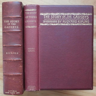 Item #13734 THE STORY OF THE GADSBYS and UNDER THE DEODARS. Rudyard Kipling