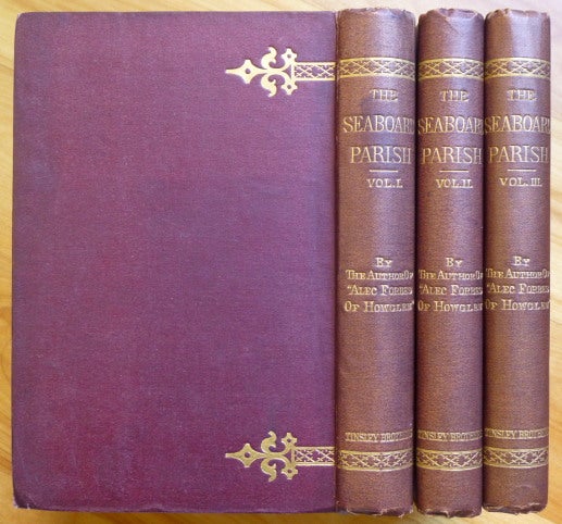 Item #14105 THE SEABOARD PARISH [signed by MacDonald]. In Three Volumes. George MacDonald.
