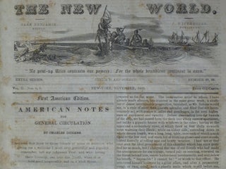 AMERICAN NOTES for General Circulation. "The New World."