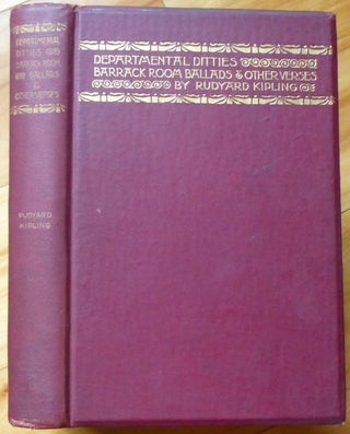 Item #14734 DEPARTMENTAL DITTIES | BARRACK-ROOM BALLADS | and Other Verses. Rudyard Kipling