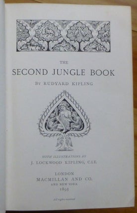 THE SECOND JUNGLE BOOK.