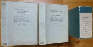 Item #14764 FROM SEA TO SEA. Letters of Travel. [In Two Volumes.]. Rudyard Kipling