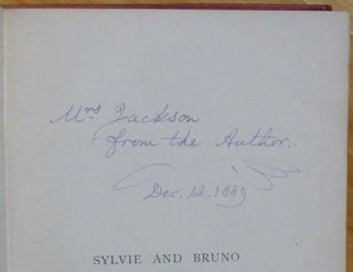 Item #14803 SYLVIE AND BRUNO. With: SYLVIE AND BRUNO CONCLUDED. Lewis Carroll, C L. Dodgson