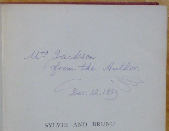 Item #14803 SYLVIE AND BRUNO. With: SYLVIE AND BRUNO CONCLUDED. Lewis Carroll, C L. Dodgson.