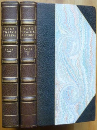 Item #14870 MARK TWAIN'S LETTERS. Mark Twain