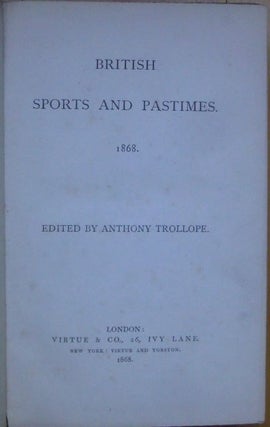 BRITISH SPORTS AND PASTIMES. 1868.