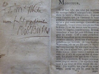 Item #15074 LA PUCELLE d'ORLÉANS. Poeme Heroi-Comique. Robert - inscribed and Burns, Voltaire -...