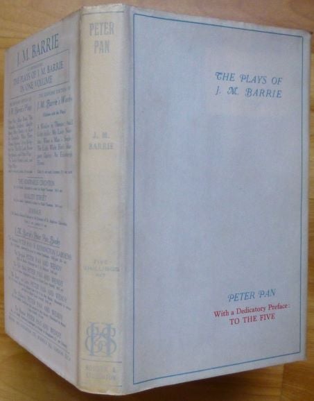 Item #15099 PETER PAN. Or The Boy Who Would Not Grow Up. J. M. Barrie.