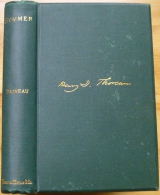 Item #15106 SUMMER: from the Journal of Henry D. Thoreau. Henry David Thoreau