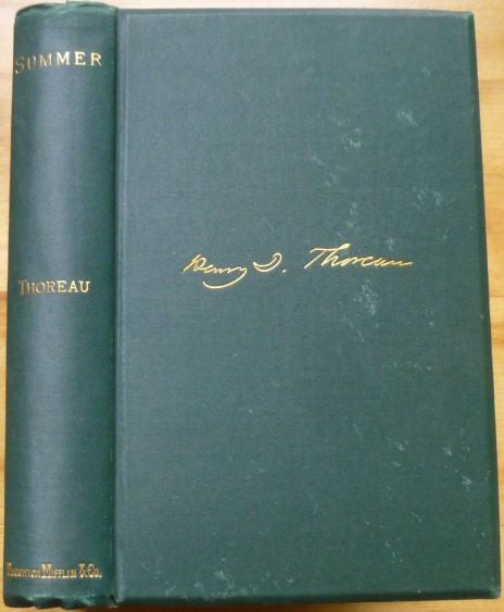 Item #15106 SUMMER: from the Journal of Henry D. Thoreau. Henry David Thoreau.