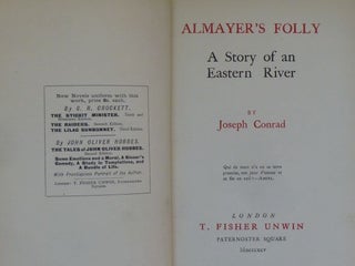 ALMAYER'S FOLLY. A Story of an Eastern River.