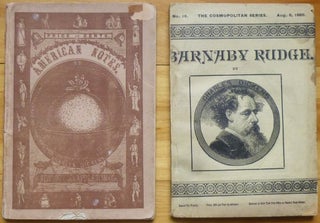[Four Early American Editions:] JOSEPH GRIMALDI, THE CLOWN | THE HAUNTED MAN AND THE GHOST'S BARGAIN | AMERICAN NOTES | BARNABY RUDGE.