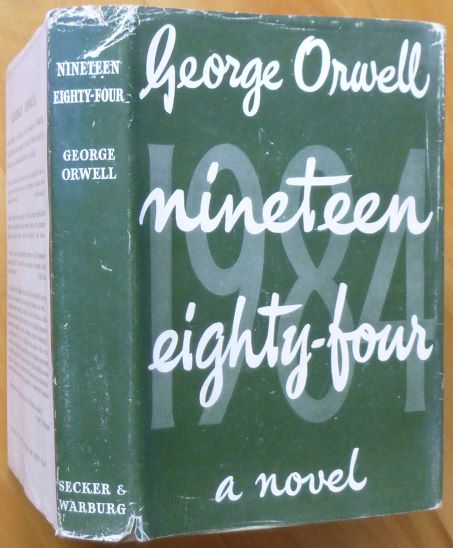 Item #15313 NINETEEN EIGHTY-FOUR. A Novel. George Orwell, Eric Arthur Blair.