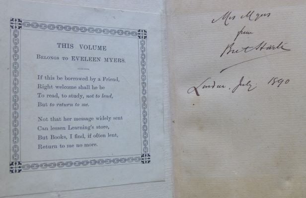 Item #15361 A WAIF OF THE PLAINS. [inscribed]. Bret Harte.