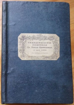 Item #15364 Characteristic SKETCHES OF YOUNG GENTLEMEN. Charles Dickens