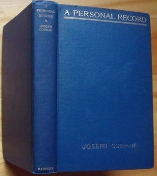 Item #15577 A PERSONAL RECORD. Joseph Conrad