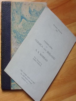 LANDSCAPES OF CORSICA AND IRELAND by A.S. Kinkead.
