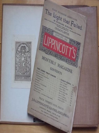 THE LIGHT THAT FAILED. In Lippincott's Monthly Magazine.