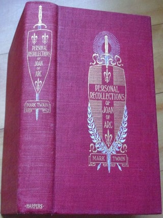 Item #15894 PERSONAL RECOLLECTIONS OF JOAN OF ARC. Mark Twain