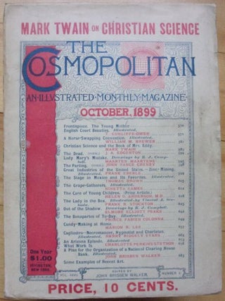 Item #15896 "Christian Science and the Book of Mrs. Eddy." In THE COSMOPOLITAN. Mark Twain