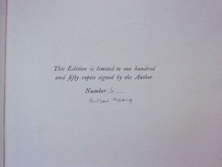 SONGS OF THE SEA from Rudyard Kipling's Verse.