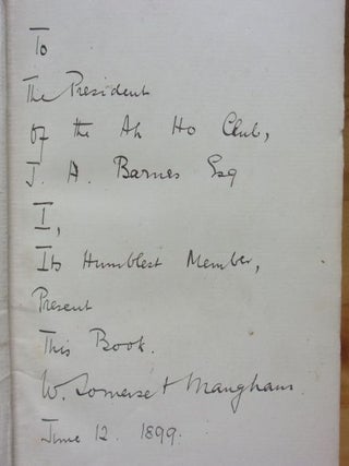 ORIENTATIONS. W. Somerset Maugham.